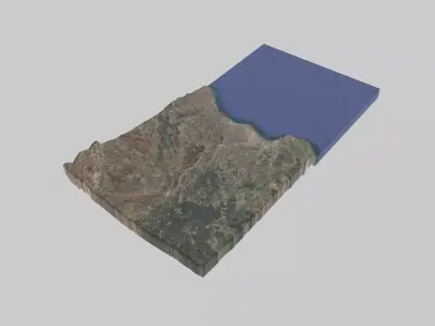 Safi City Low-poly 3D model