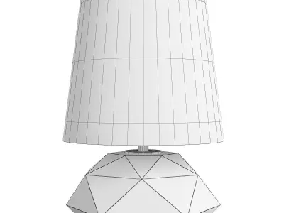 Henley Aged Brass Table Lamp Low-poly 3D model