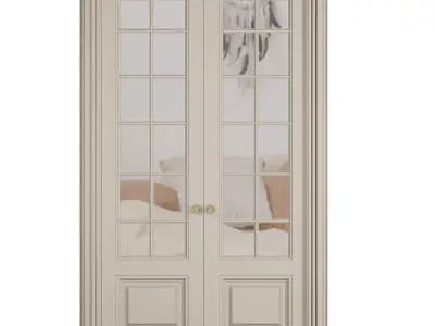 Entrance door set255 3D model