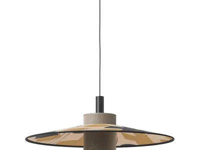 Forestier pendant lamp Thesee L 3D model