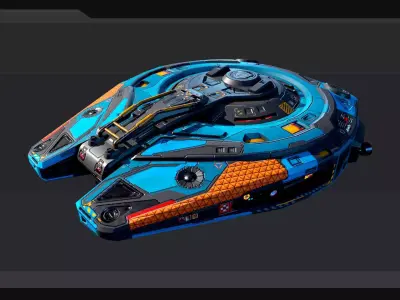 SPACE Explorer Pack Low-poly 3D model
