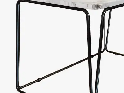 holly hunt  ANYA SIDE TABLE 3D model