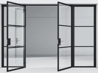 Aluminium door 169 3D model
