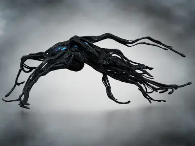 Mimic from Edge of Tomorrow Low-poly 3D model