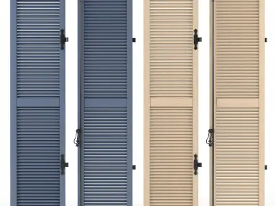 Louvered Shutters 3D model