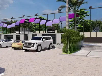 SPORTS CENTRE 3D model