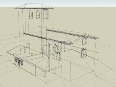 Church of Oiardo - Urkabustaiz- Alava Free 3D model