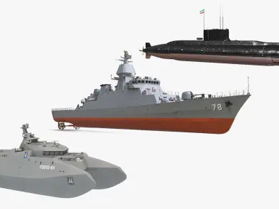  Iranian Military Vessels Collection 