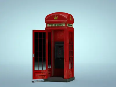 teleplone ingles 3D model