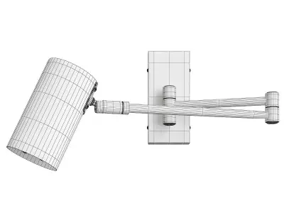 VALLBO SCONCE Low-poly 3D model