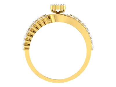 Women Ring  Render 3dm STL OBJ FBX Details 3D print model 270