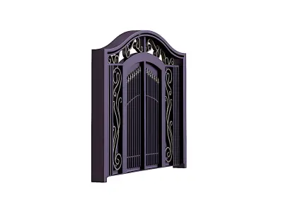 Iron door 3D model