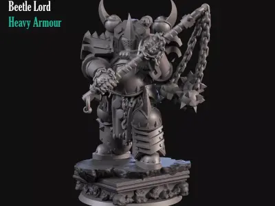 Beetle Lord 3D print model