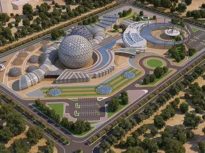 0076 - Air Education College - 2Ds Plans - 3Ds Files 3D model