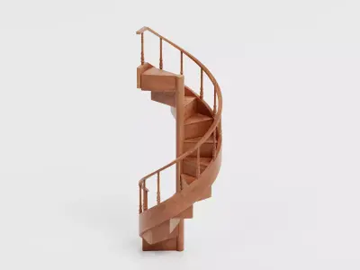 -Library Staircase- 3D model