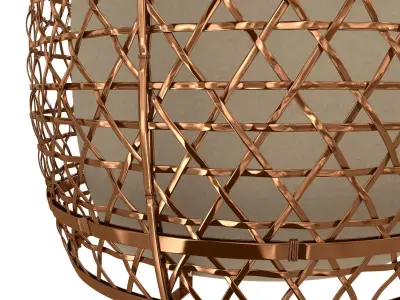Alexander Lamont woven orb lantern large 3D model