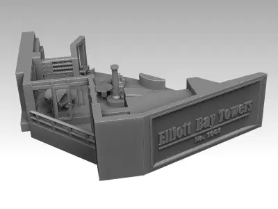 Sit Com Set 3D print model