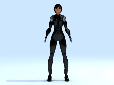 Lady Warrior 3D print model