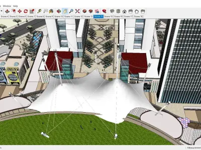 Sketchup Shopping Center C9 3D model