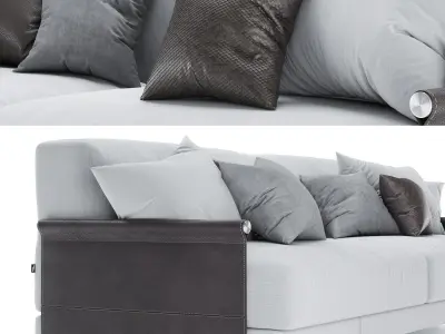 Sofa Ditre Italia Althon 3D model