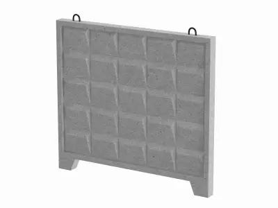 Concrete Wall  3D model