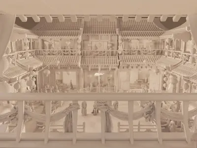 Ancient Restaurant 3D model