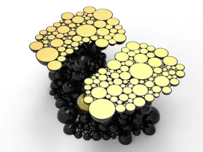 Gravity Center Table 3D model