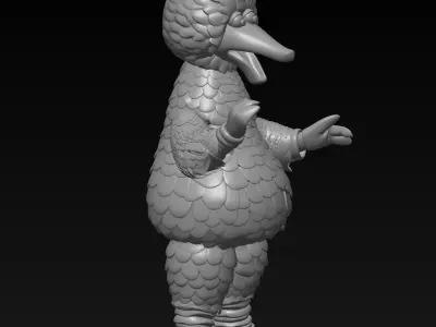 Sesame Street Little Bird 3D print model