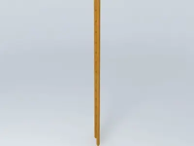 Wooden Ladder Free 3D model