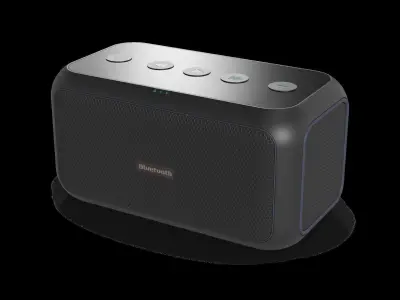 Electronic devices and accessories Bluetooth Speaker Low-poly 3D model