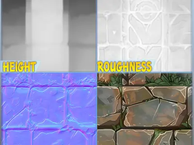 Stylized Wall Seamless Texture Texture