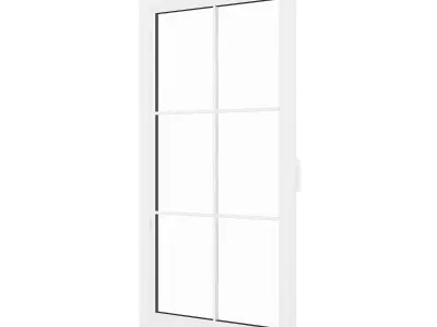White Window 08 3D model