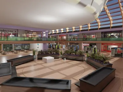 Mall From Inside 3D model