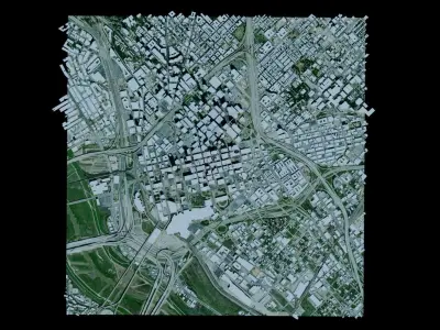 Dallas - USA 3D model