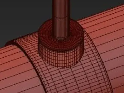 Untitled scandal long pendant light 3D model