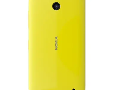 Nokia Lumia 638 Yellow 3D model