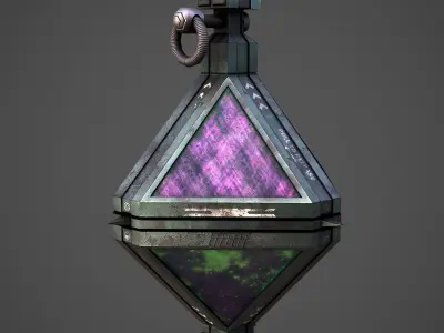 Sci-Fi Granade Low-poly 3D model