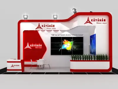 Kayahan Size 4 m x 8 m  Height 350 cm 3D model