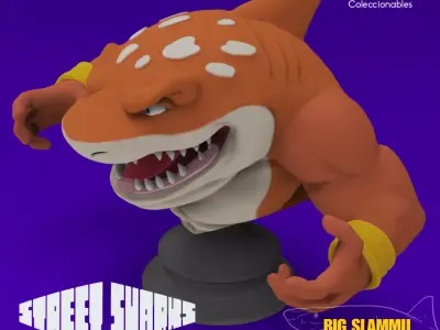 Street Shark - Slammu - Animated Series 3D print model