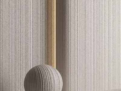 Striped decorative plaster 2 Texture