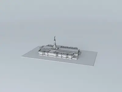 LDS Temple Columbia South Carolina Templo Mormon. 62nd operat... Free 3D model