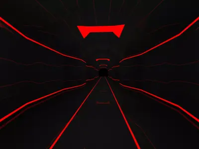 Dark Corridor  3D model