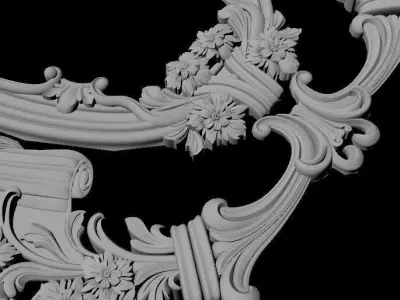 mirror 3d model for cnc machines 3D model 2