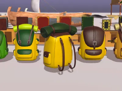 Adventure Mega Pack - 200 Low-poly 3D model