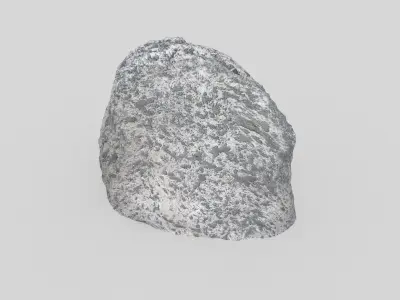 Detailed Rock Low-poly 3D model