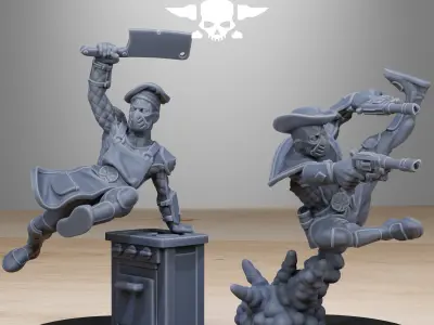 GrimCorp Jesters 3D print model