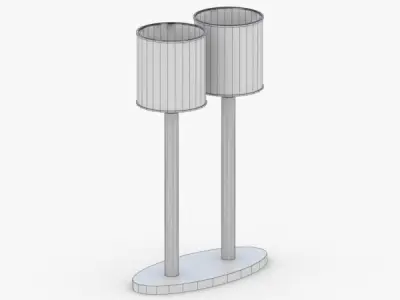 1381 - Table Lamp Low-poly 3D model