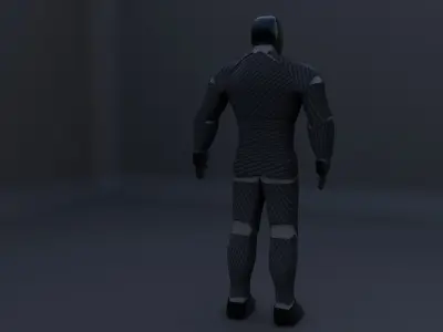 Carbon Fibre Guard Robot 3D model