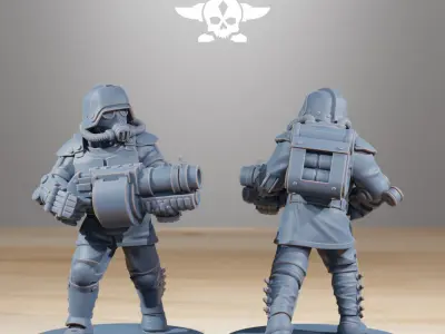 Grimguard Commandos 3D print model