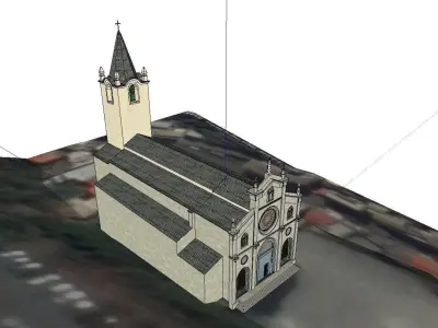 Architecture-Religion-God-Culture-Temple-0127 church 3D model